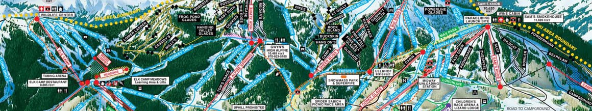 snowmass bike park map