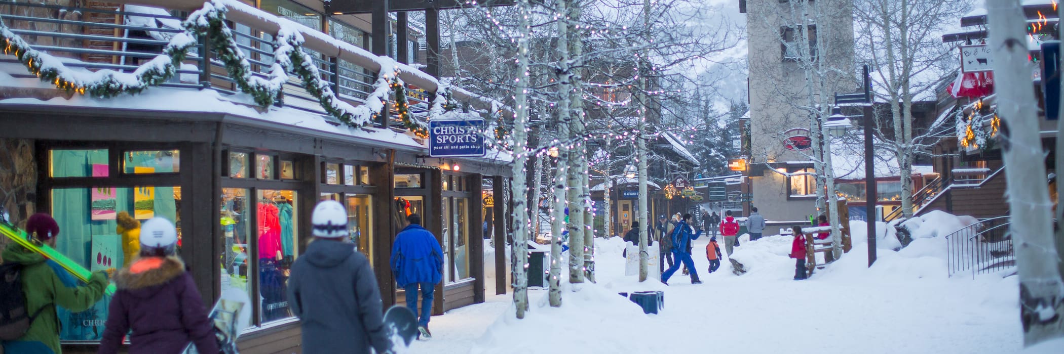 gift shops, retailers and local services at Snowmass Village Mall