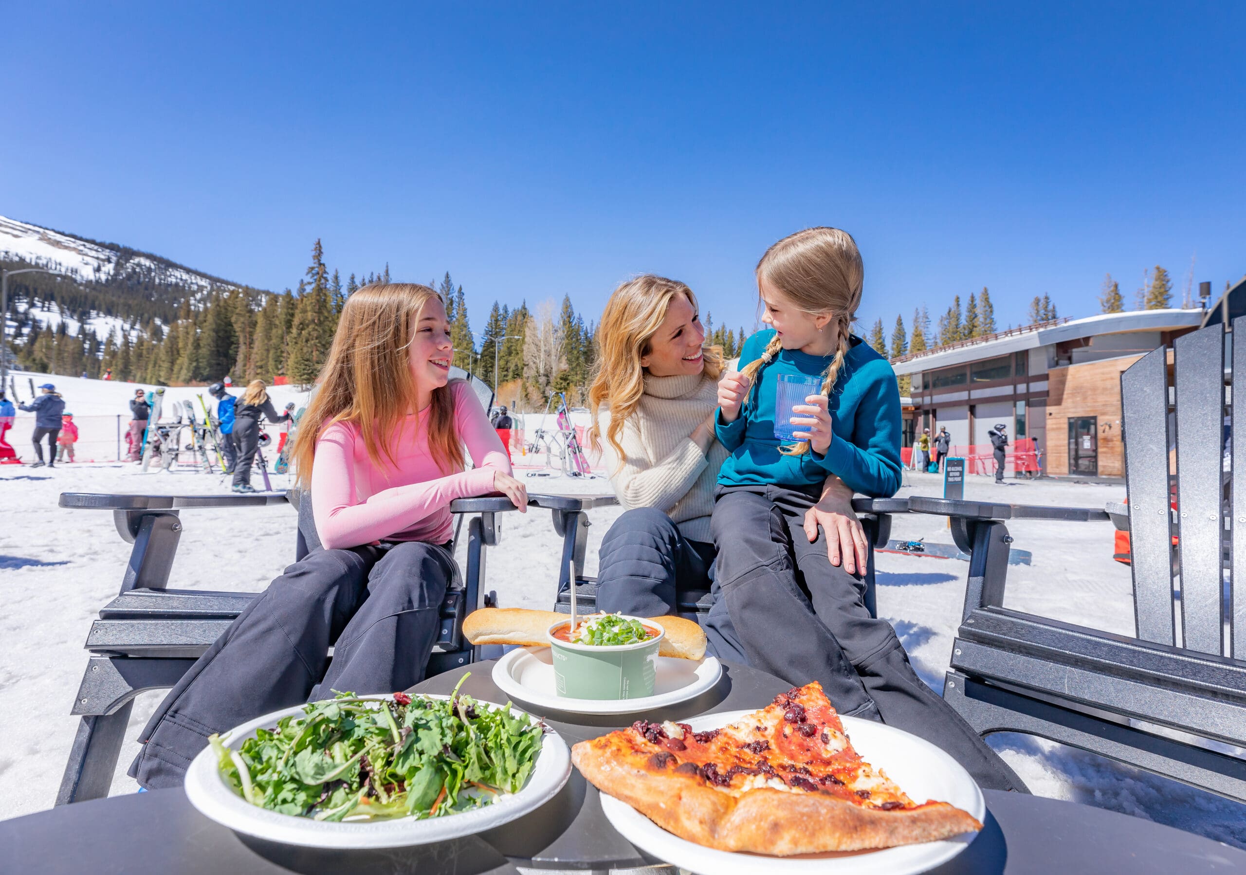 on-mountain dining snowmass village colorado winter activities for kids and families