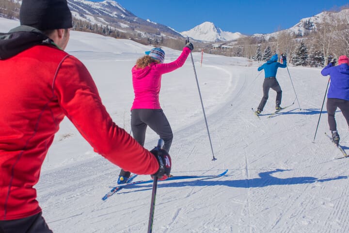 cross country skiing aspen snowmass colorado winter activities